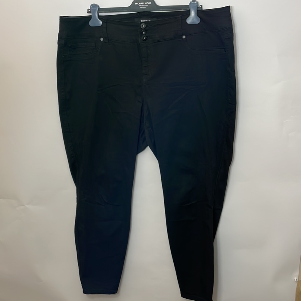 Torrid 24R JEGGING soft stretchy BLACK - Picture 4 of 11